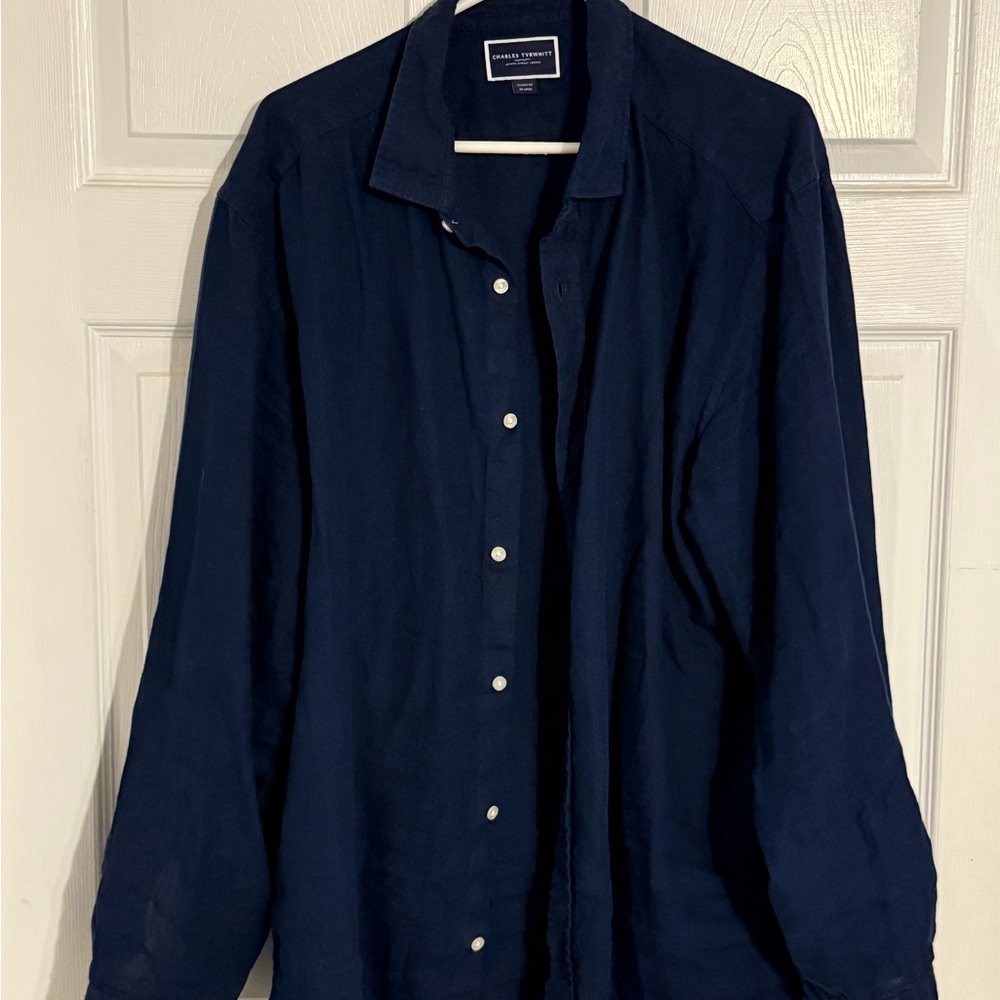 Linen Button-Up Shirt